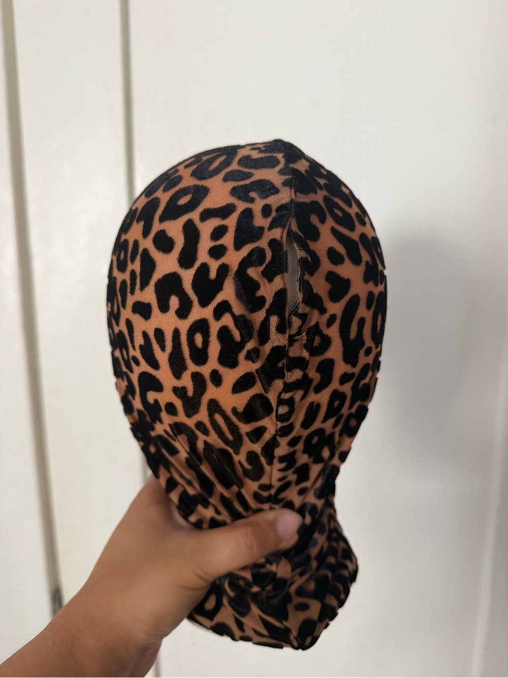 Fashion Brand Company Leopard Print Balaclava Face Mask - Brown & Black - Picture 5 of 6